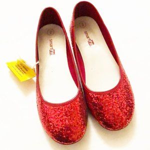 Shoes dress glitter girls new sizes 11.5M, 2.5M, 3M or 4M manmade Smartfit